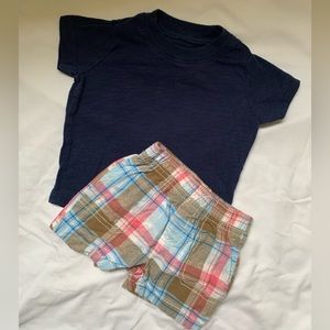 Carter’s 6 month shorts and tshirt set